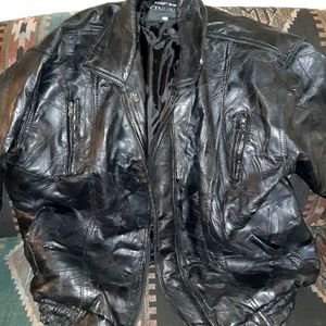 MAXAM Italian Mosiac Lambskin  Leather jacket